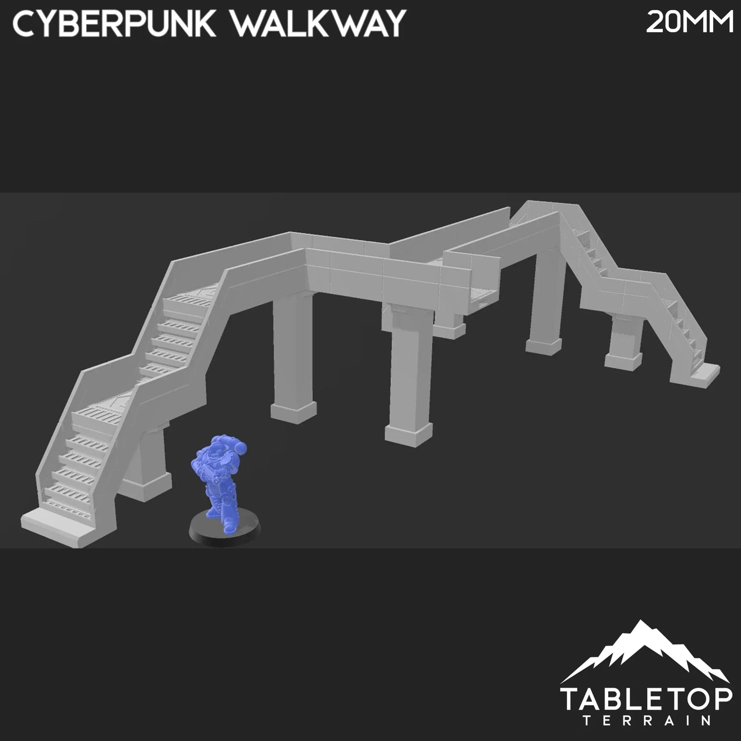 Cyberpunk Walkway - Cyberpunk Terrain