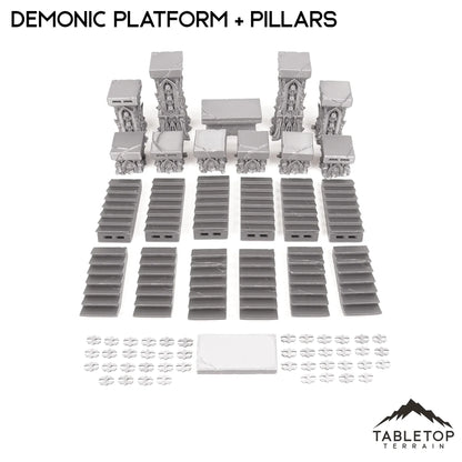 Demonic Platforms and Pillars - Resistance of Darkness