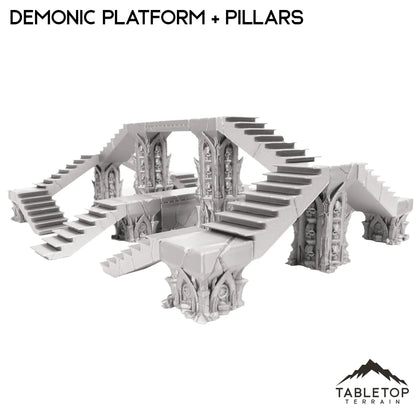Demonic Platforms and Pillars - Resistance of Darkness
