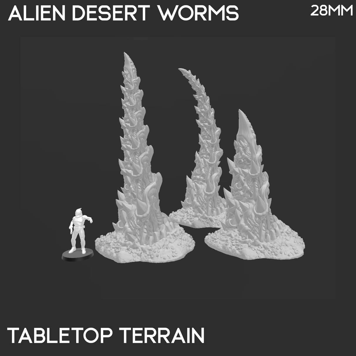 Desert Worms - Star Wars Legion Scatter Terrain