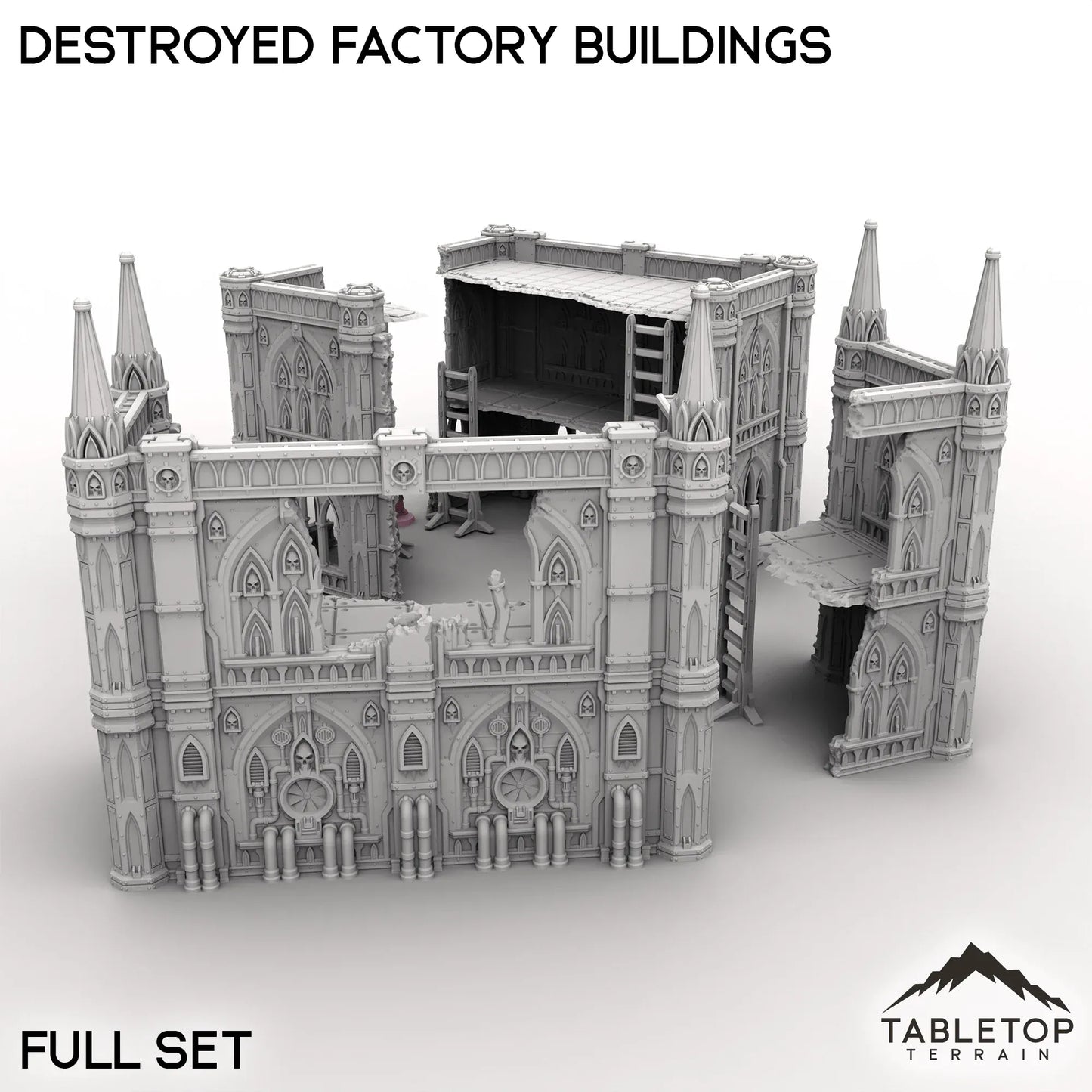 Destroyed Factory Buildings
