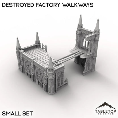 Destroyed Factory Walkways