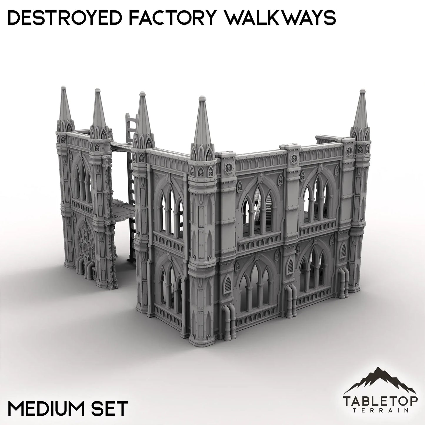 Destroyed Factory Walkways