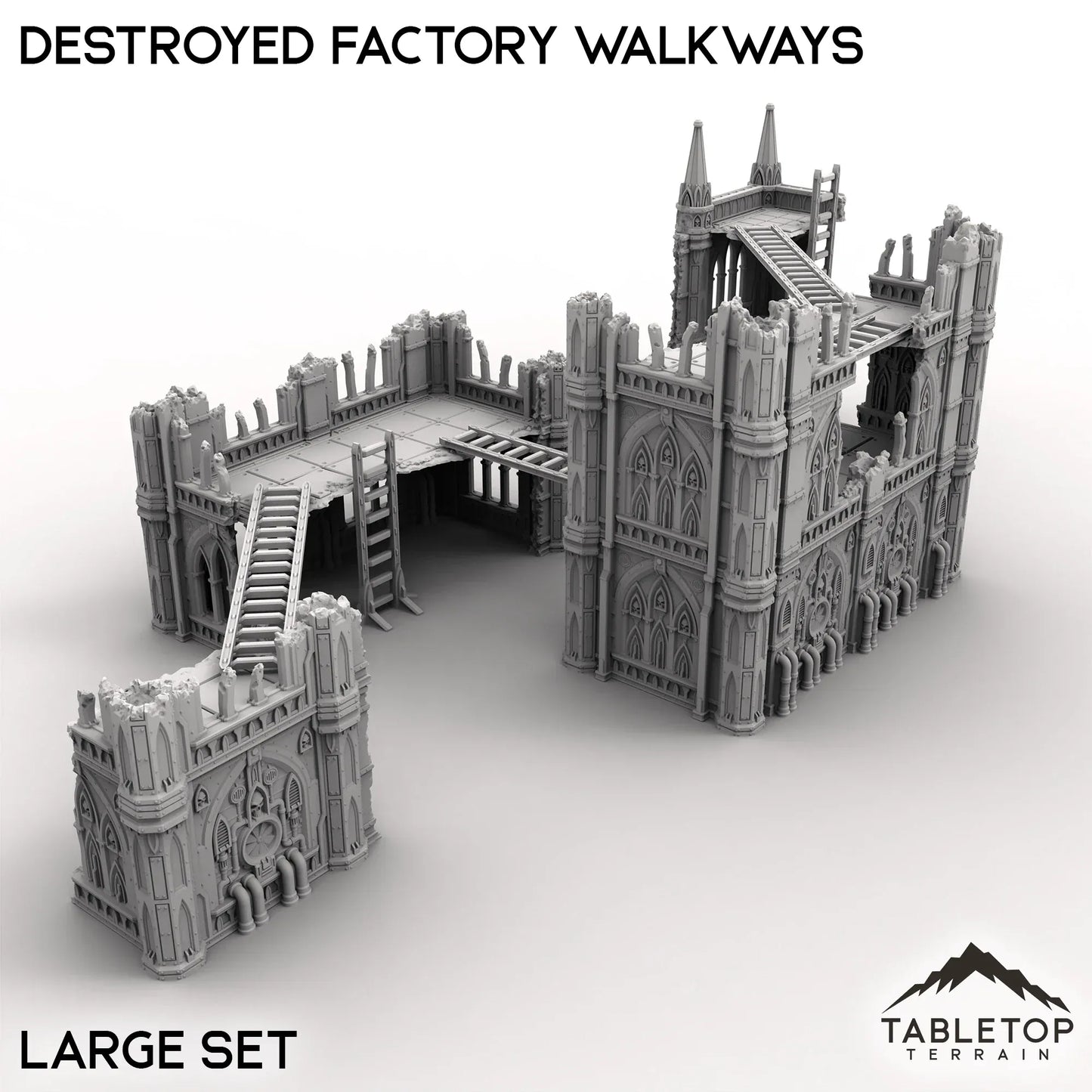 Destroyed Factory Walkways