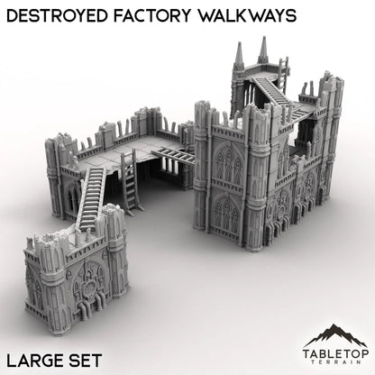 Destroyed Factory Walkways