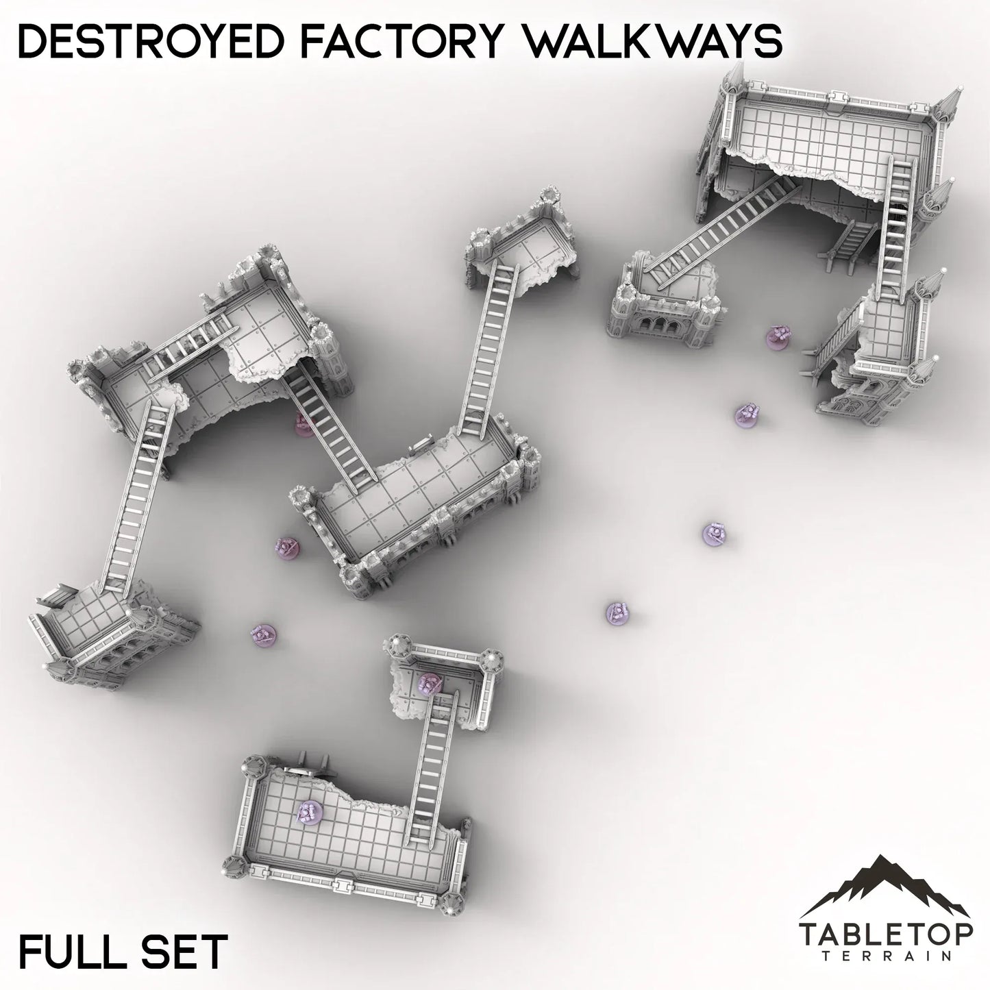 Destroyed Factory Walkways
