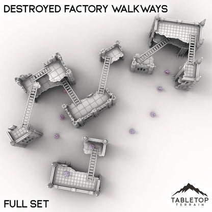 Destroyed Factory Walkways