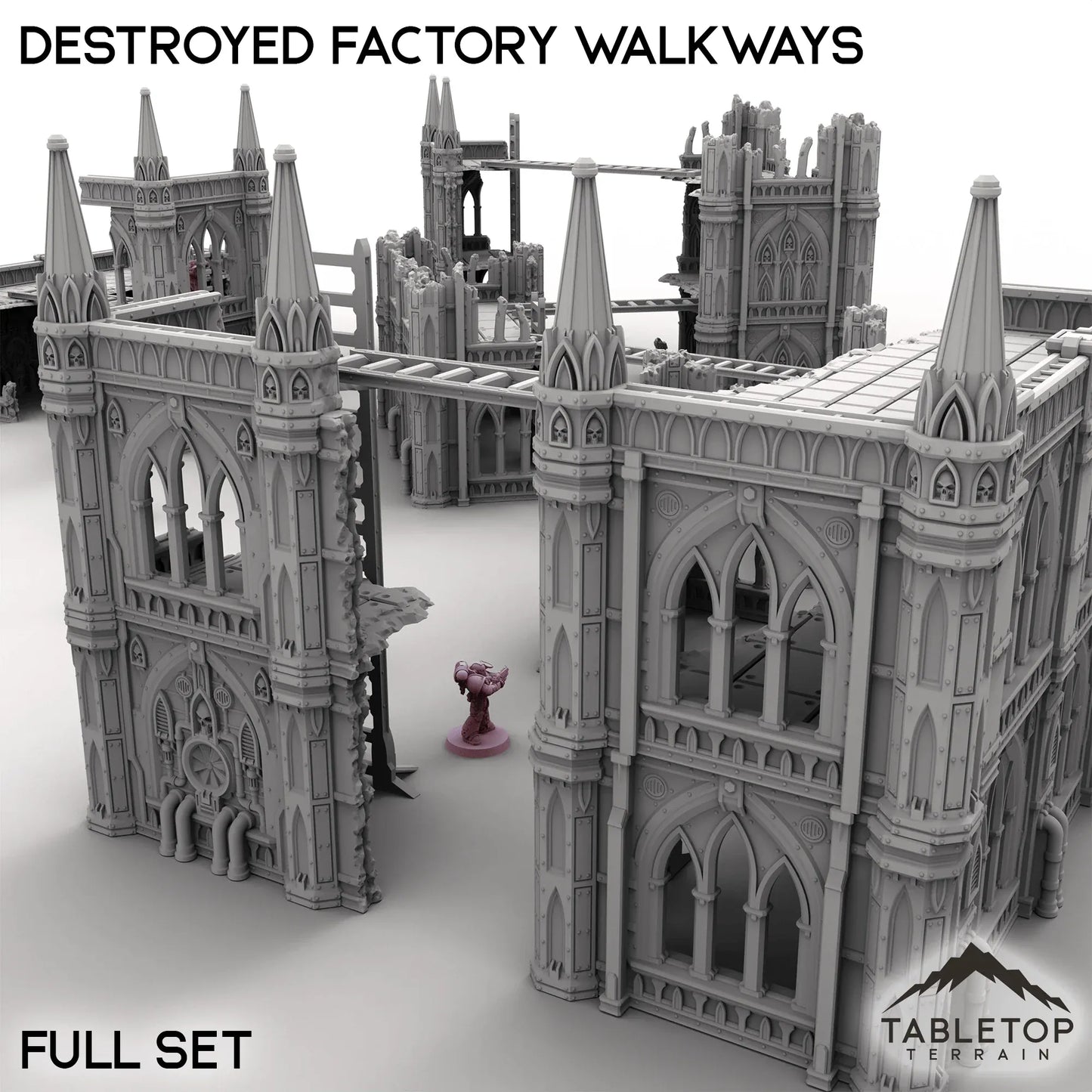 Destroyed Factory Walkways