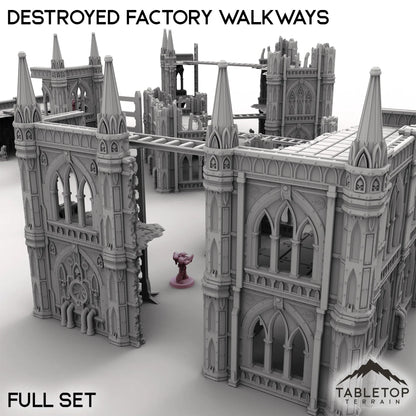 Destroyed Factory Walkways