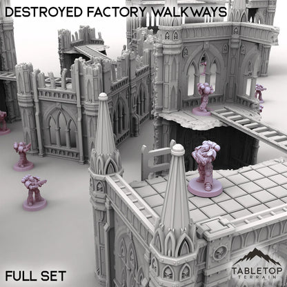 Destroyed Factory Walkways
