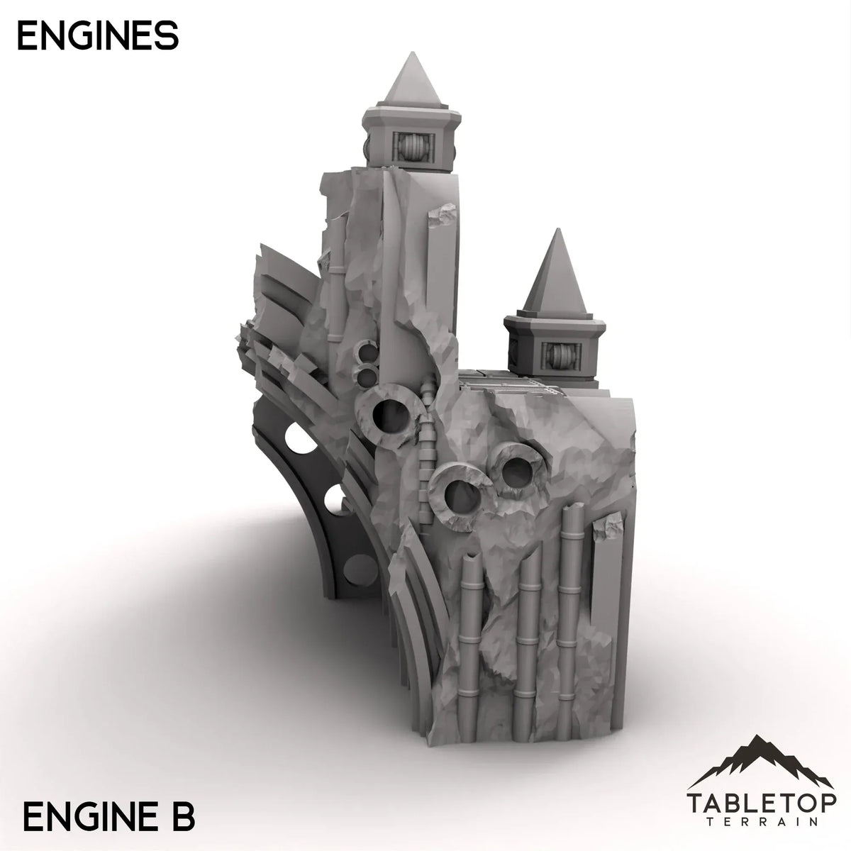 Abyssus Engine Rifle Model Engines - Abyssal Redeemer Crashed Flagship – Wargame Portal