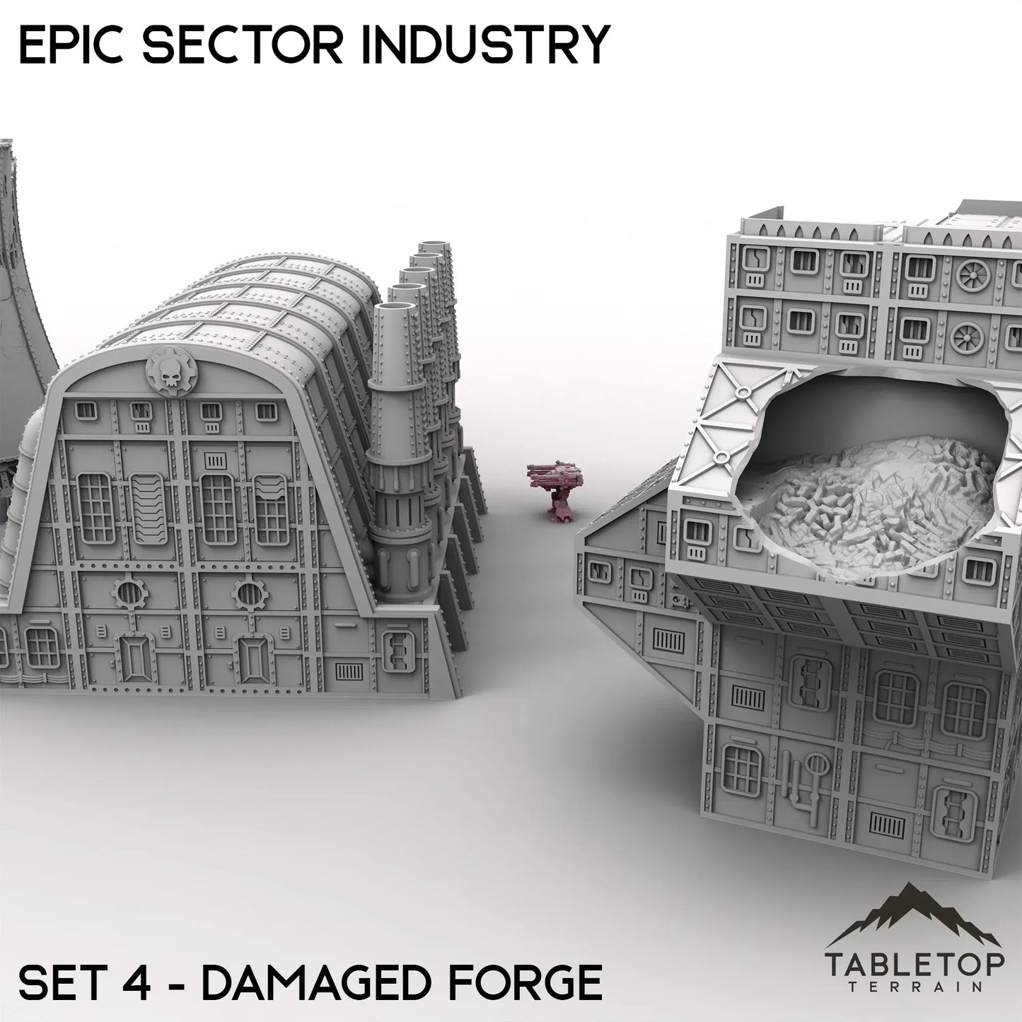 Epic Sector Industry - Set 4 - Damaged Forge