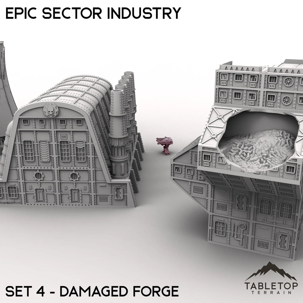 Epic Sector Industry - Set 4 - Damaged Forge