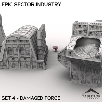 Epic Sector Industry - Set 4 - Damaged Forge