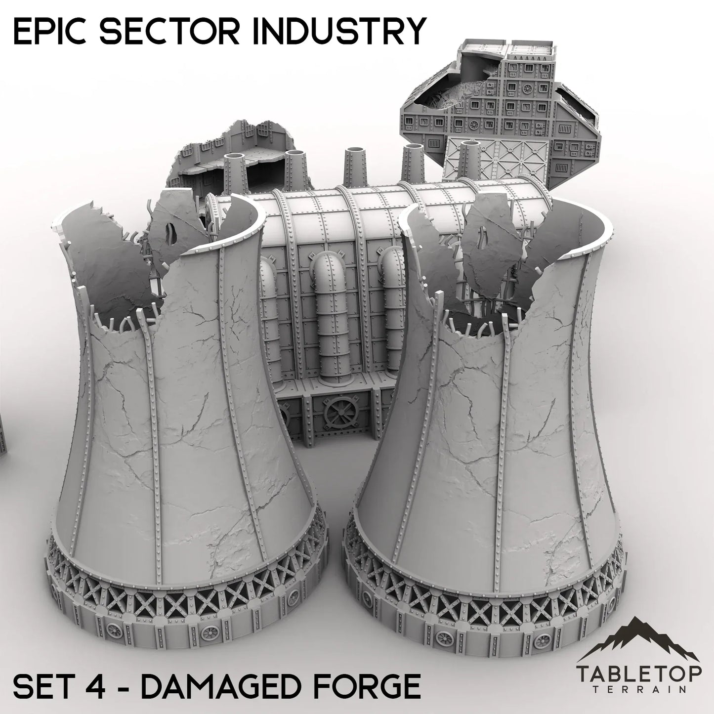 Epic Sector Industry - Set 4 - Damaged Forge