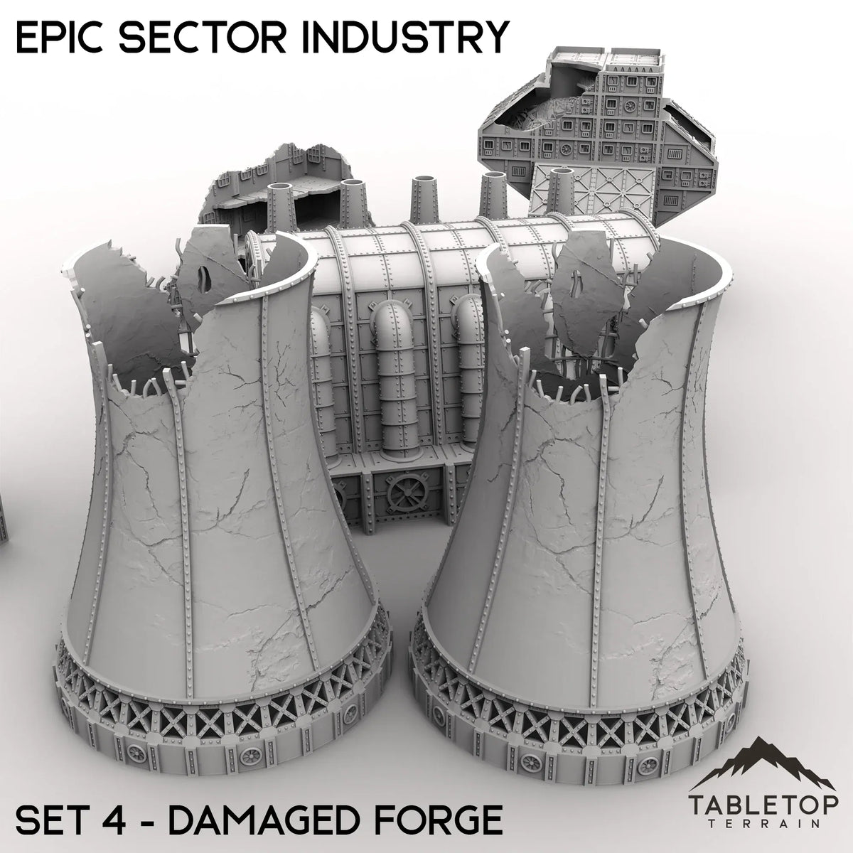 Epic Sector Industry - Set 4 - Damaged Forge