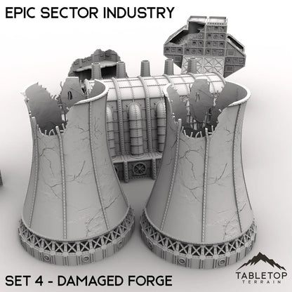 Epic Sector Industry - Set 4 - Damaged Forge