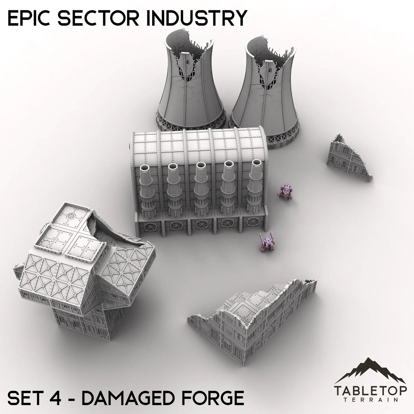 Epic Sector Industry - Set 4 - Damaged Forge