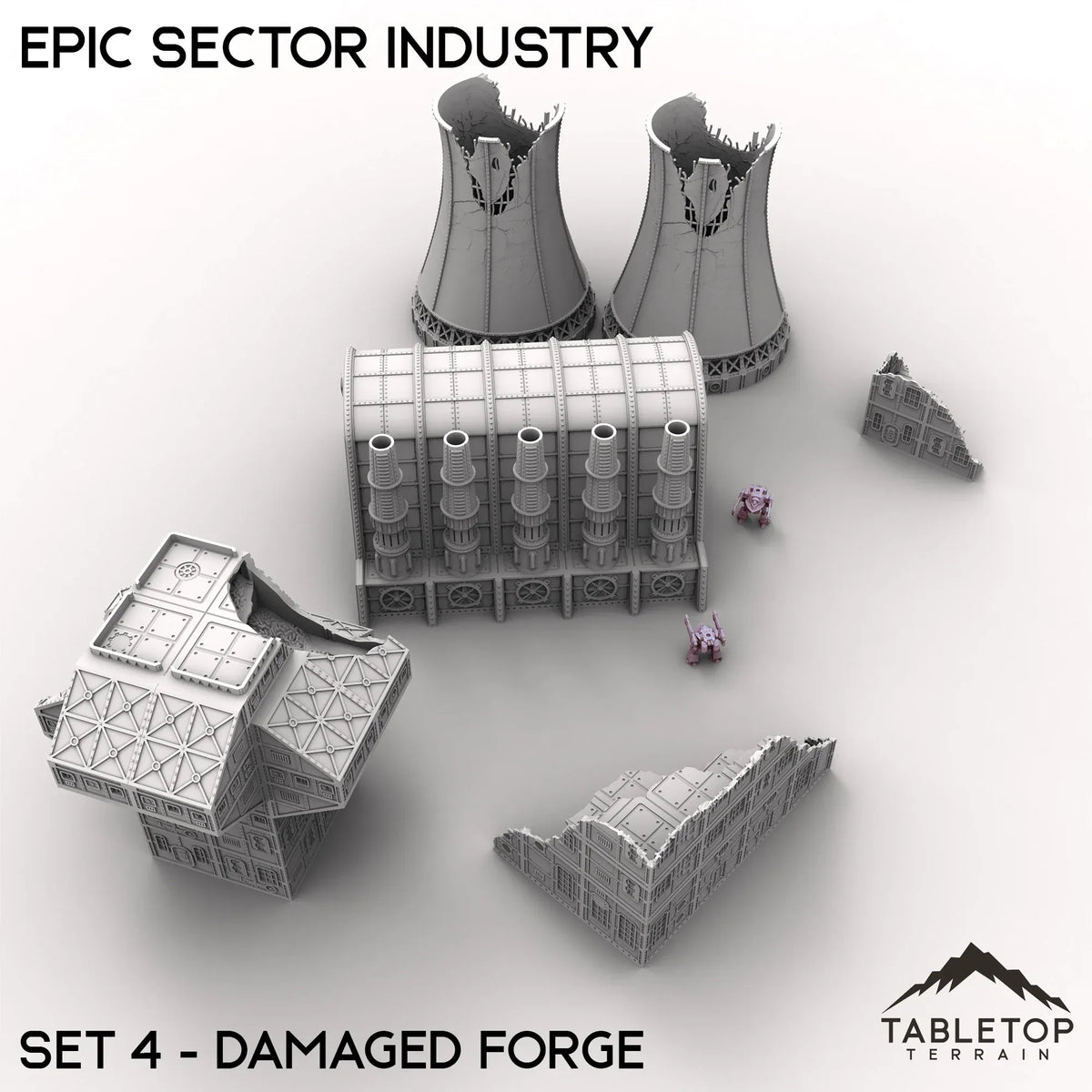 Epic Sector Industry - Set 4 - Damaged Forge