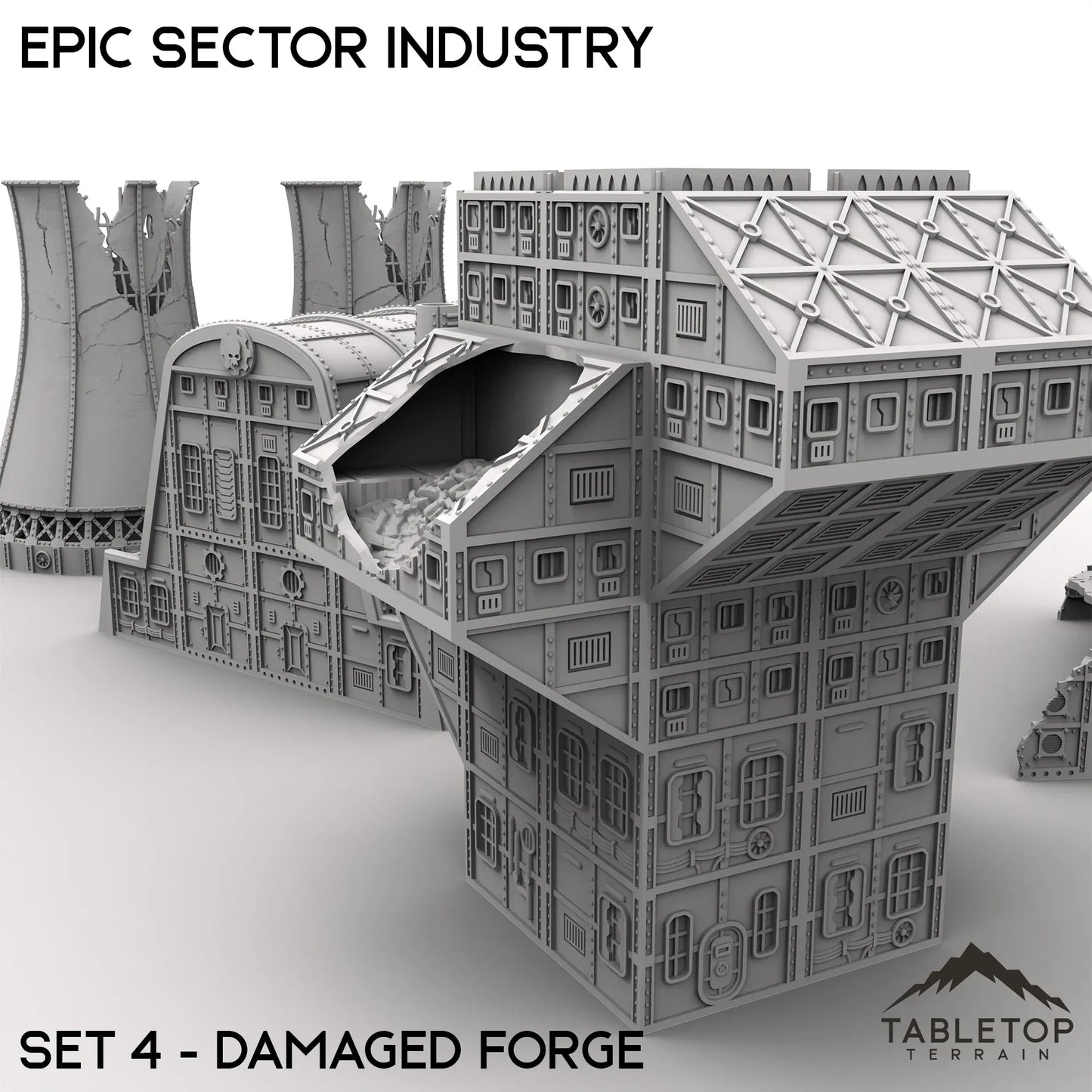 Epic Sector Industry - Set 4 - Damaged Forge