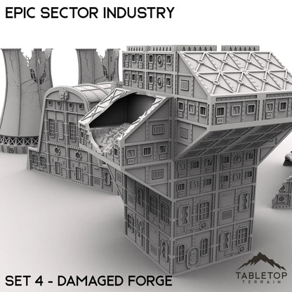 Epic Sector Industry - Set 4 - Damaged Forge