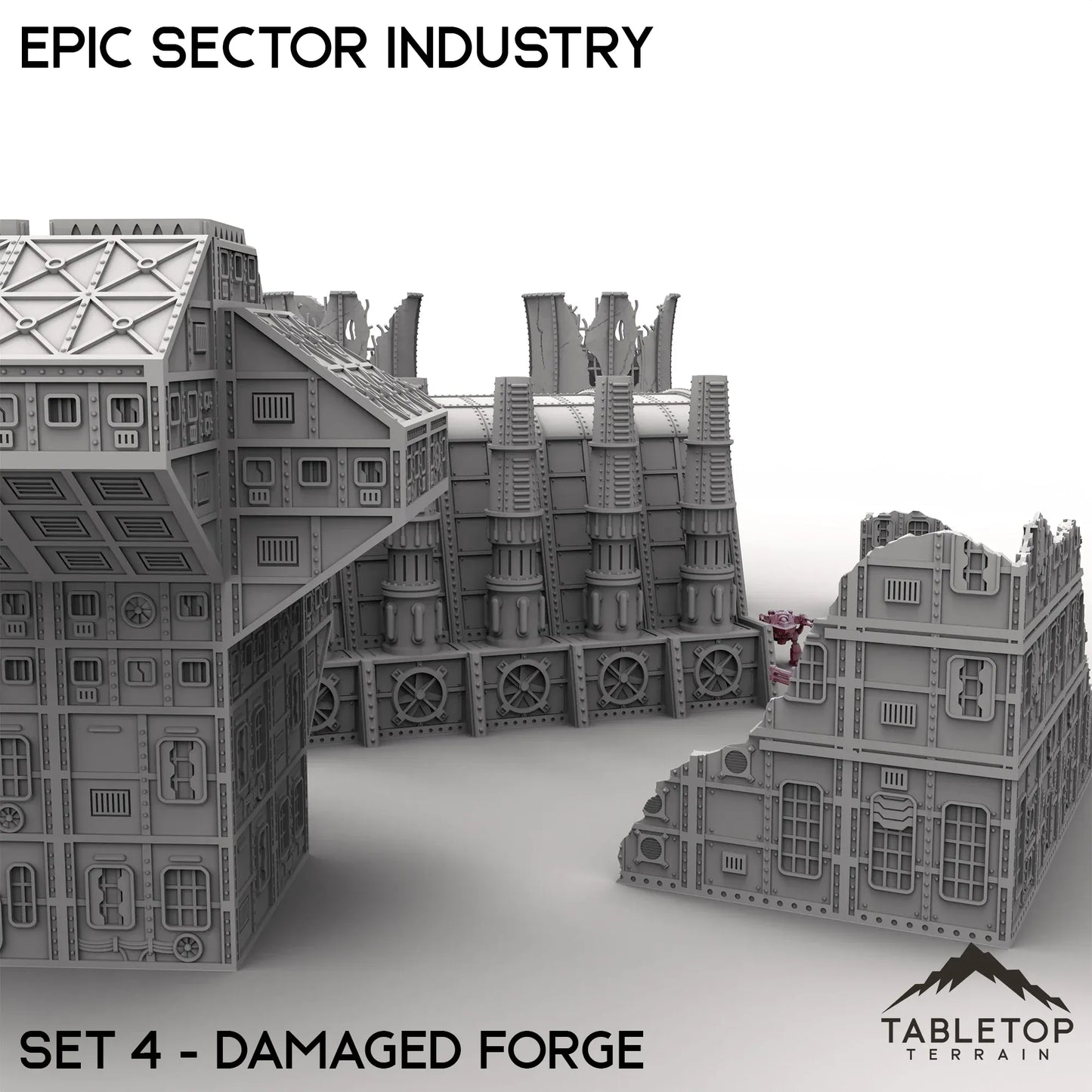 Epic Sector Industry - Set 4 - Damaged Forge