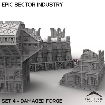 Epic Sector Industry - Set 4 - Damaged Forge