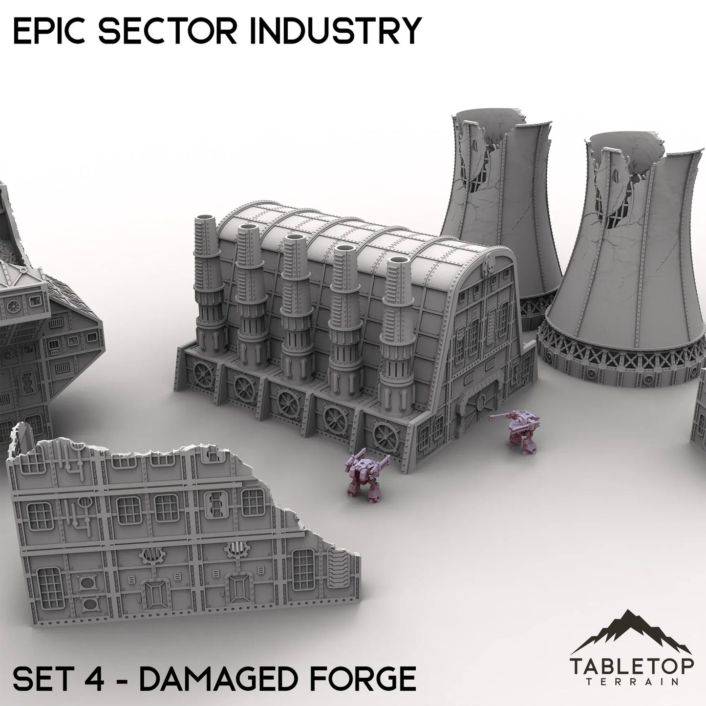 Epic Sector Industry - Set 4 - Damaged Forge