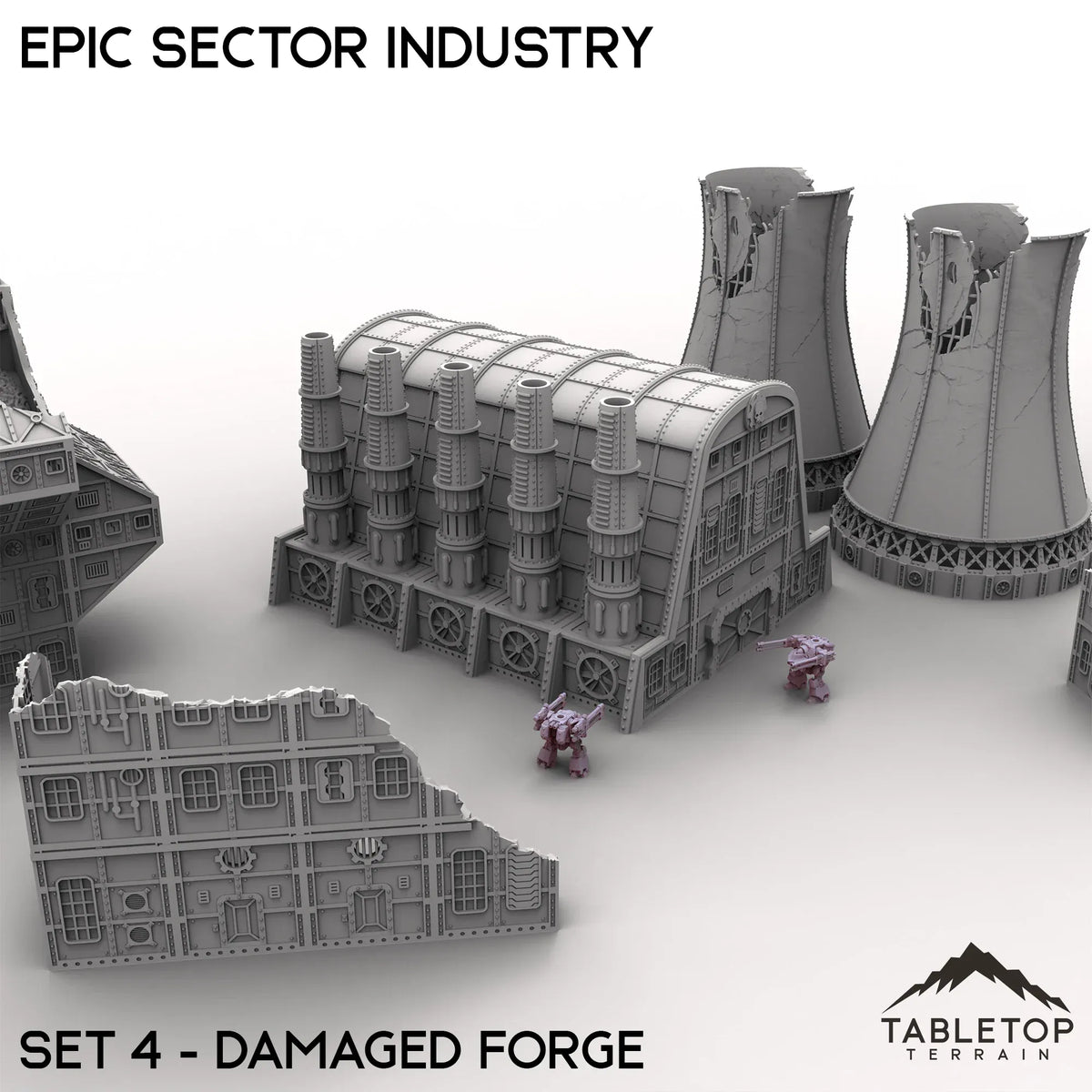 Epic Sector Industry - Set 4 - Damaged Forge