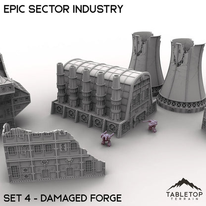 Epic Sector Industry - Set 4 - Damaged Forge