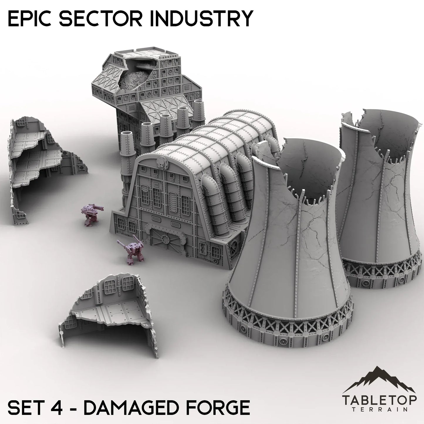 Epic Sector Industry - Set 4 - Damaged Forge