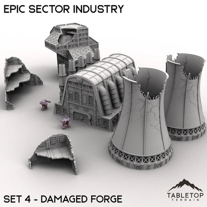 Epic Sector Industry - Set 4 - Damaged Forge