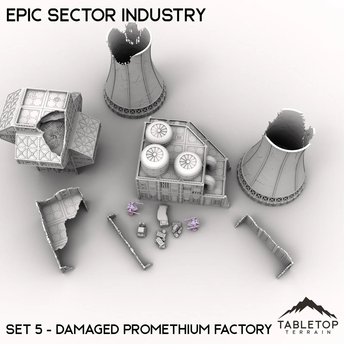 Epic Sector Industry - Set 5 - Damaged Promethium Factory