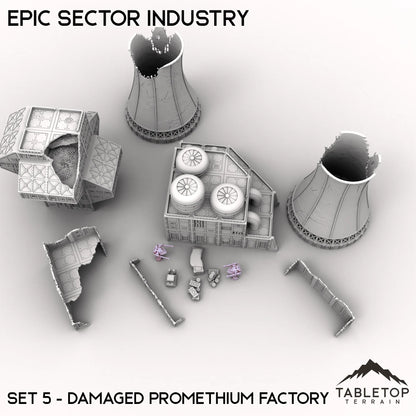 Epic Sector Industry - Set 5 - Damaged Promethium Factory