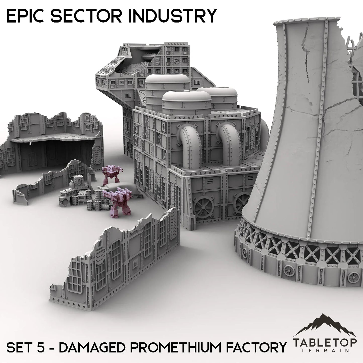 Epic Sector Industry - Set 5 - Damaged Promethium Factory