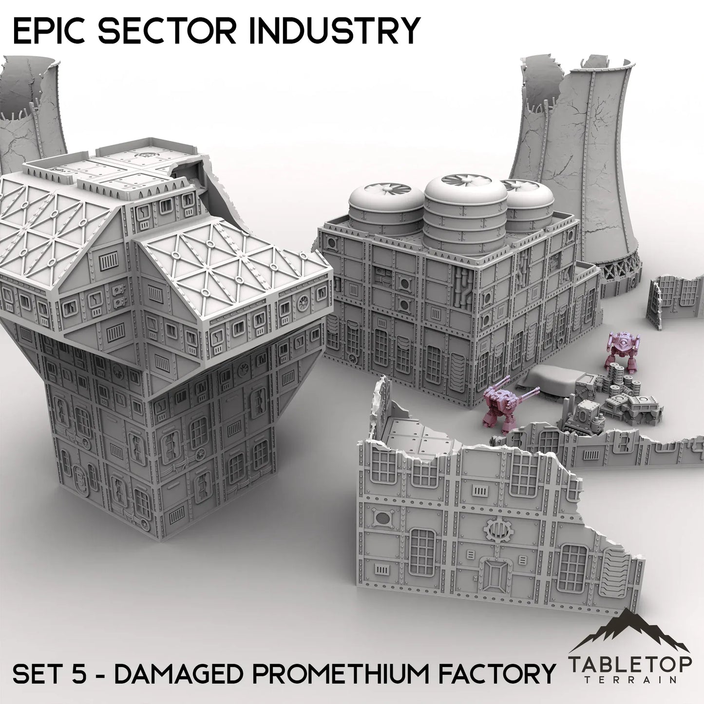 Epic Sector Industry - Set 5 - Damaged Promethium Factory