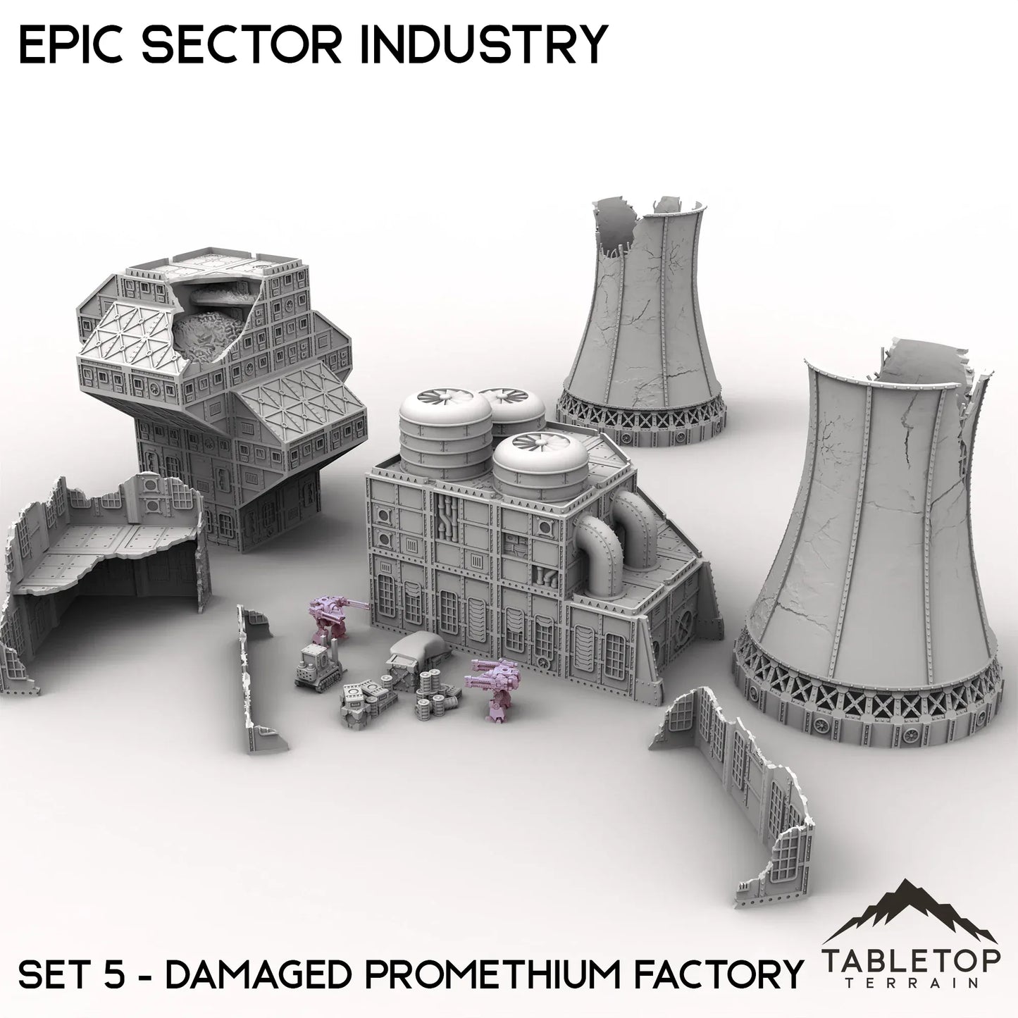 Epic Sector Industry - Set 5 - Damaged Promethium Factory