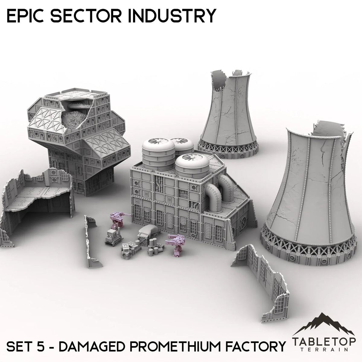 Epic Sector Industry - Set 5 - Damaged Promethium Factory