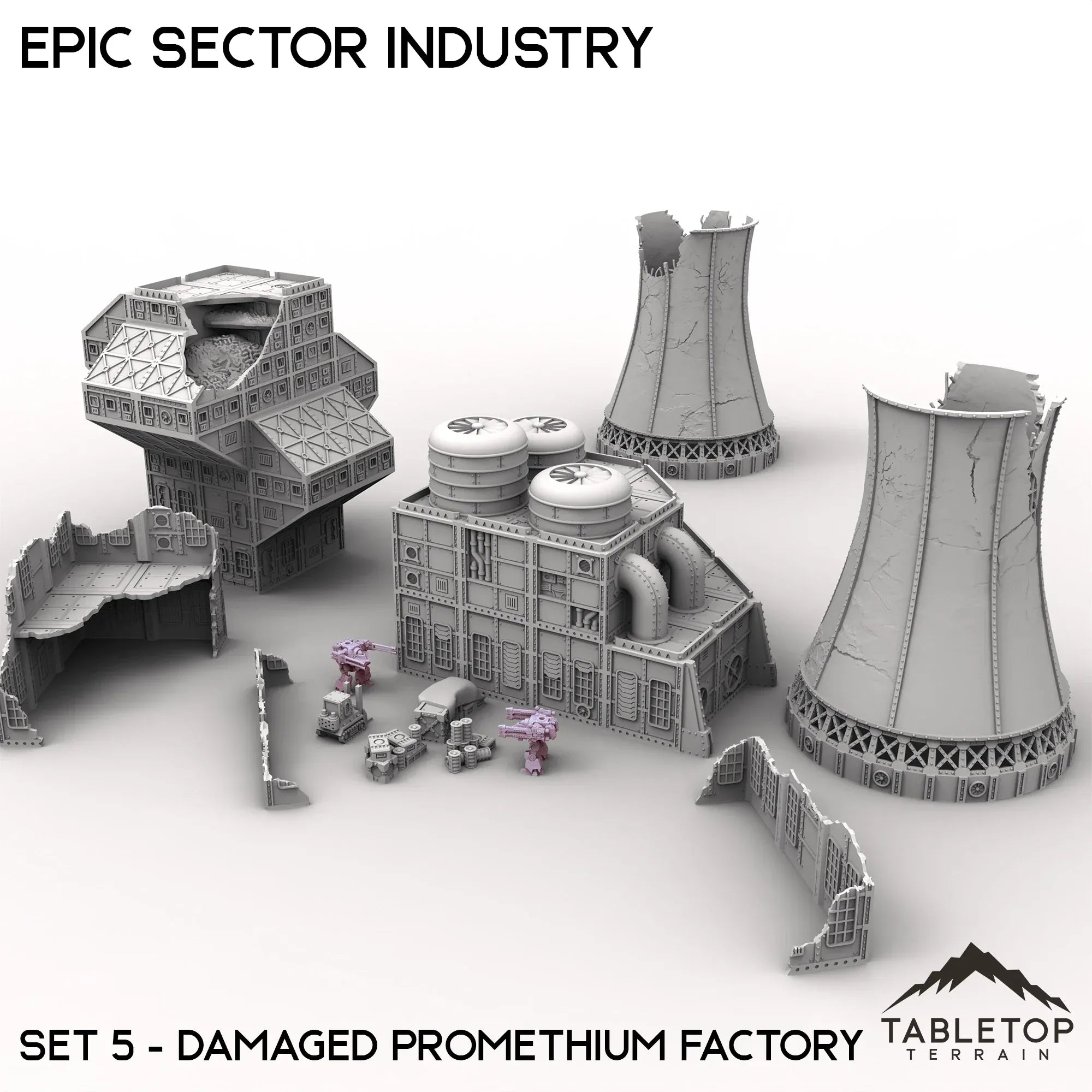Epic Sector Industry - Set 5 - Damaged Promethium Factory