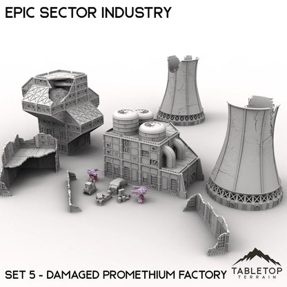 Epic Sector Industry - Set 5 - Damaged Promethium Factory