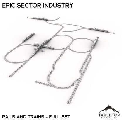 Epic Sector Industry - Set 6 - Rails and Trains