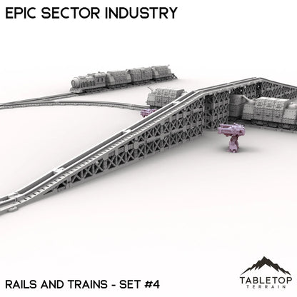 Epic Sector Industry - Set 6 - Rails and Trains