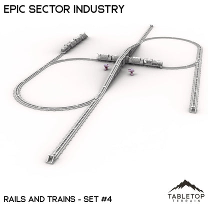Epic Sector Industry - Set 6 - Rails and Trains