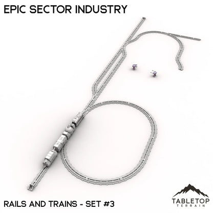 Epic Sector Industry - Set 6 - Rails and Trains