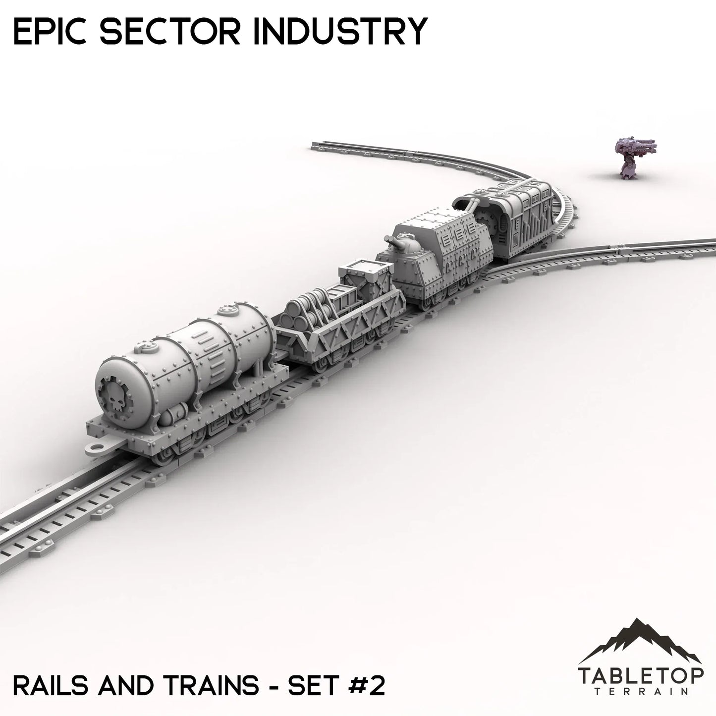 Epic Sector Industry - Set 6 - Rails and Trains