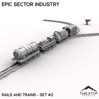 Epic Sector Industry - Set 6 - Rails and Trains
