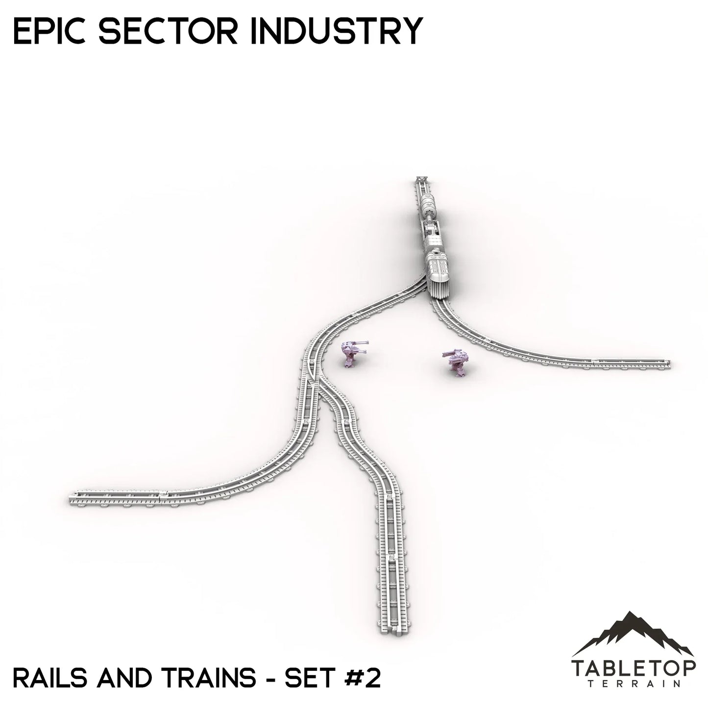 Epic Sector Industry - Set 6 - Rails and Trains