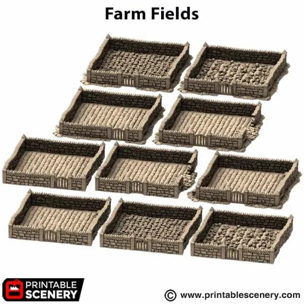 Farm Fields - Country & King - Fantasy Historical Terrain