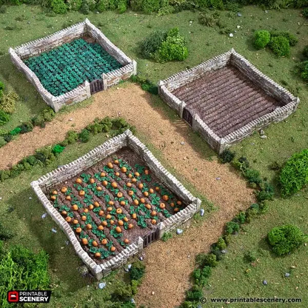 Farm Fields - Country & King - Fantasy Historical Terrain