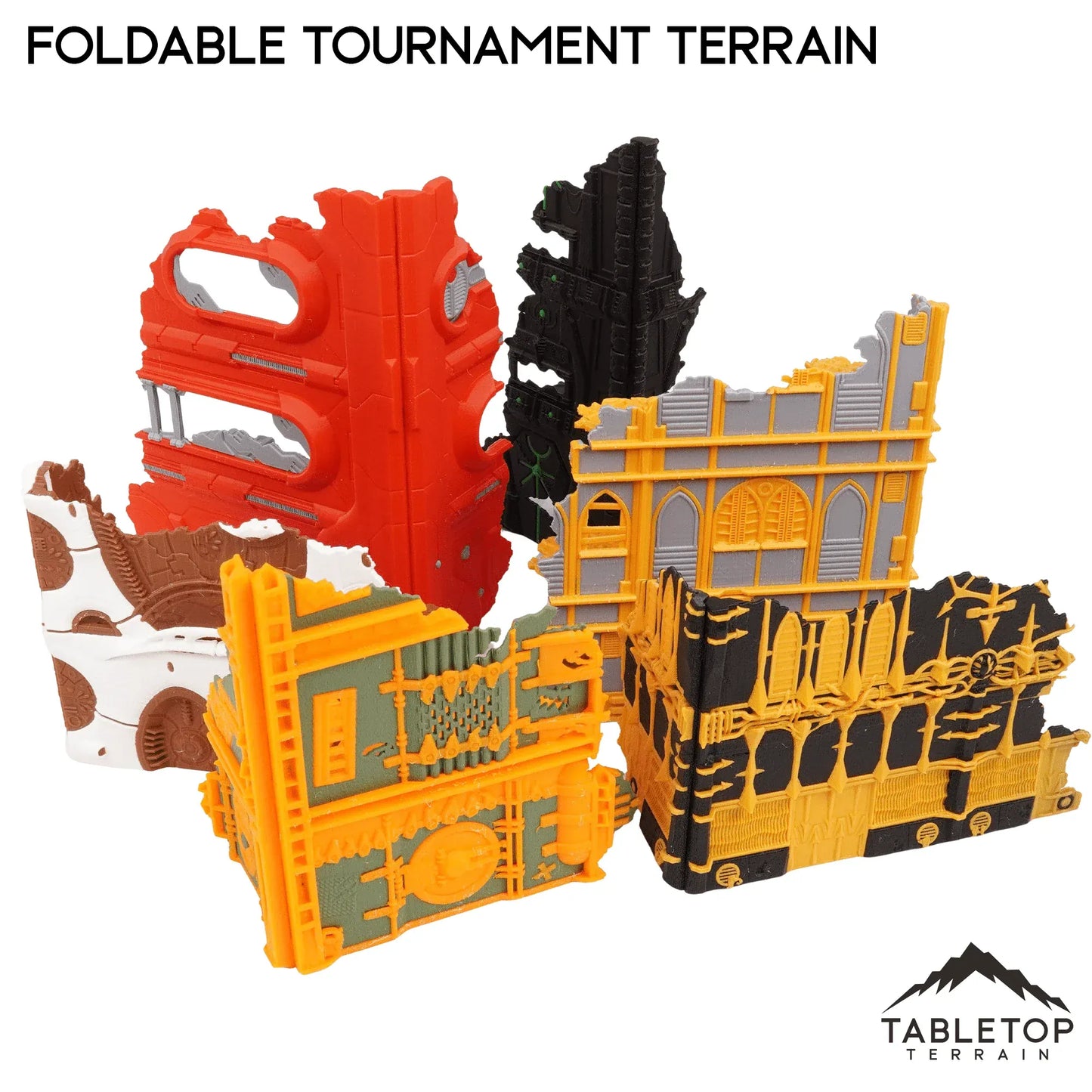 Foldable Multicolor 10e Tournament Terrain